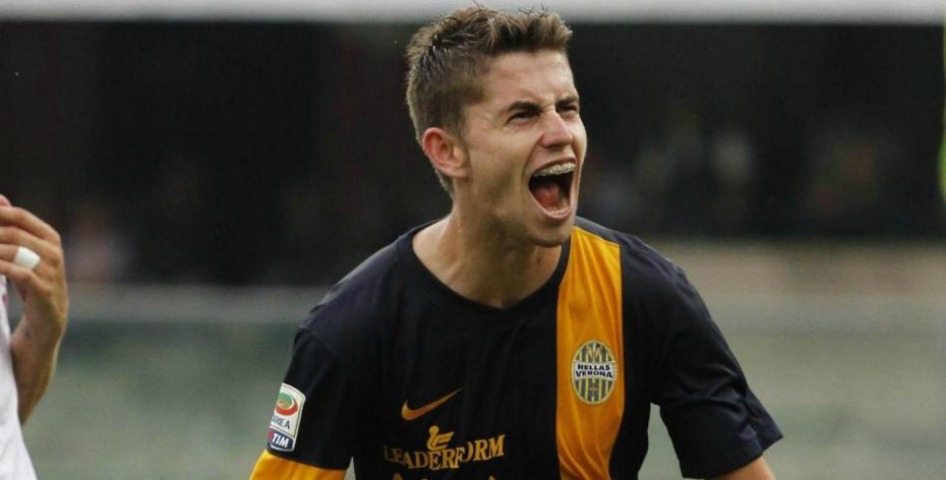 Jorginho, centrocampista brasiliano del Verona (fonte foto www.melty.it)