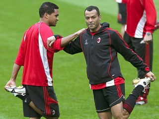 Serginho e Cafu - fonte www.milanday.altervista.org
