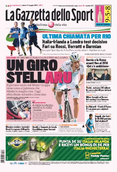 oggi gazza