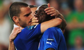 Leonardo Bonucci e Mario Balotelli - fonte www.lagoradelweb.altervista.org