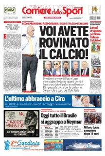 Prima Pagina Il Corriere dello Sport