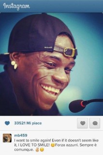 Mario Balotelli - fonte Profilo Instagram Balotelli