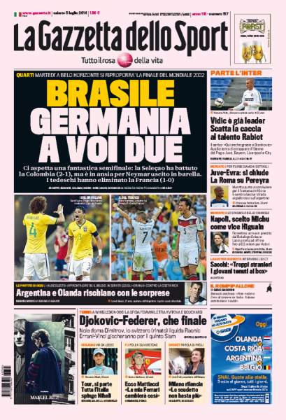 oggi gazza