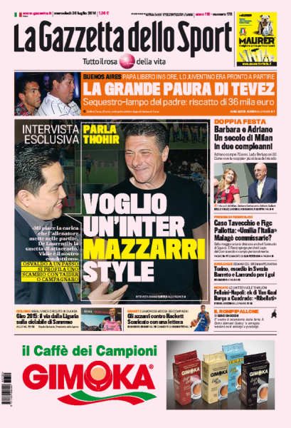 oggi gazza