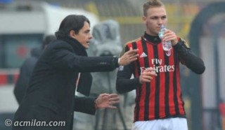 Zan Benedicic e Filippo Inzaghi (fonte foto www.acmilan.com)