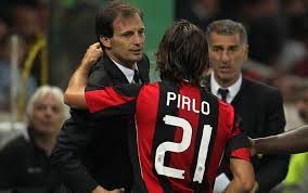 Massimiliano Allegri e Andrea Pirlo - fonte www.calciobetter.com
