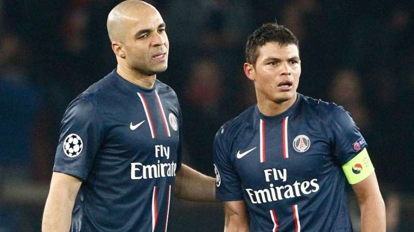 Alex e Thiago Silva - fonte www.psgcommunity.fr