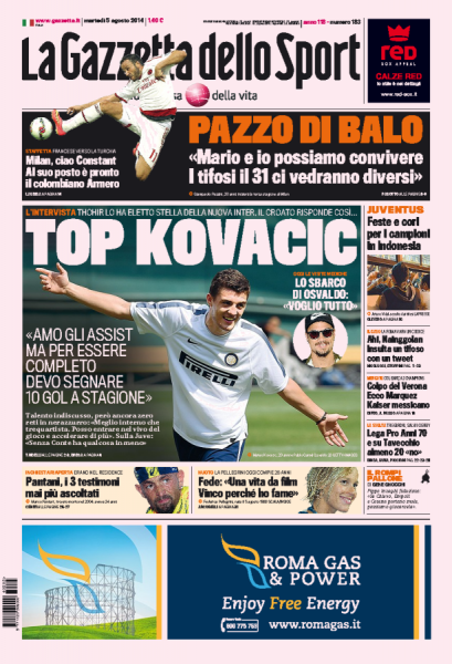 gazzetta pazzini