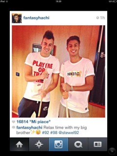 Mastour ed El Shaarawy (fonte foto: instagram.com)