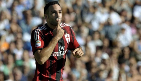 Adil Rami esulta per il gol al Cesena - fonte www.gazzetta.it