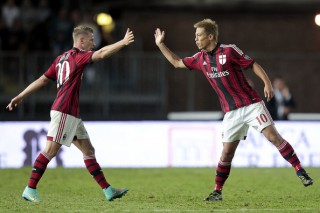 Keishuke Honda e Igniazio Abate (fonte: zimbio.com)