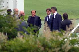 Berlusconi a Milanello (fonte foto: www.corriere.it)
