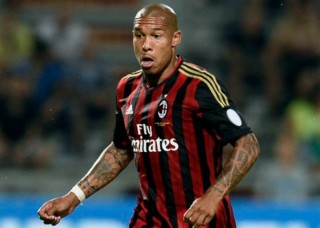 Nigel De Jong, centrocampista del Milan