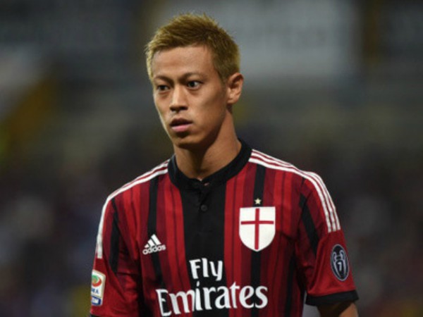 Keisuke Honda nella partita contro il Chievo (Fonte: united11.nexoneu.com) 