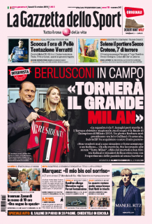 Gazzetto dello Sport 13 ottobre 2014