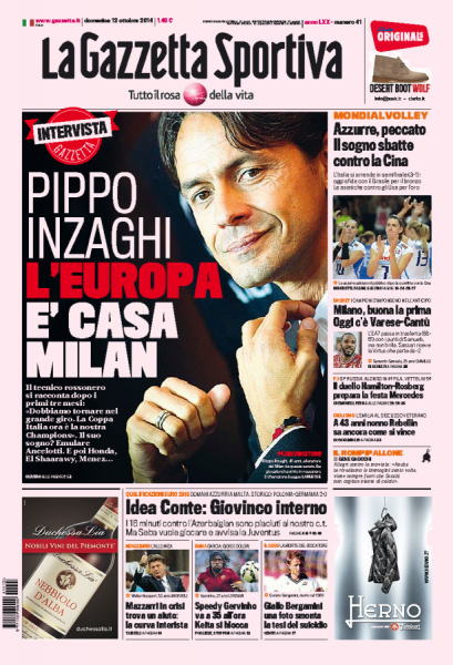 oggi gazzetta 12 ott