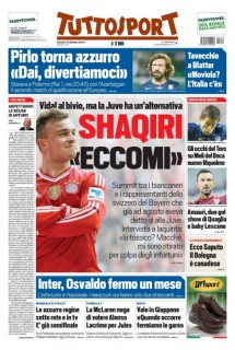 TuttoSport 10 ottobre 2014