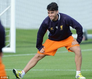 Suso (Fonte foto: www.dailymail.co.uk) 