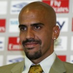 Juan Sebastian Veron faces the media after signing for Chelsea
