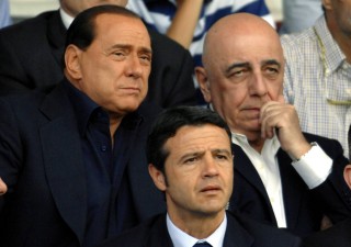 Adriano Galliani e Silvio Berlusconi, amministratore delegato e presidente del Milan