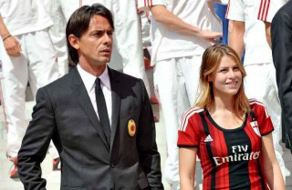 Filippo Inzaghi e barbara Berlusconi (fonte foto imagephotoagency.it)