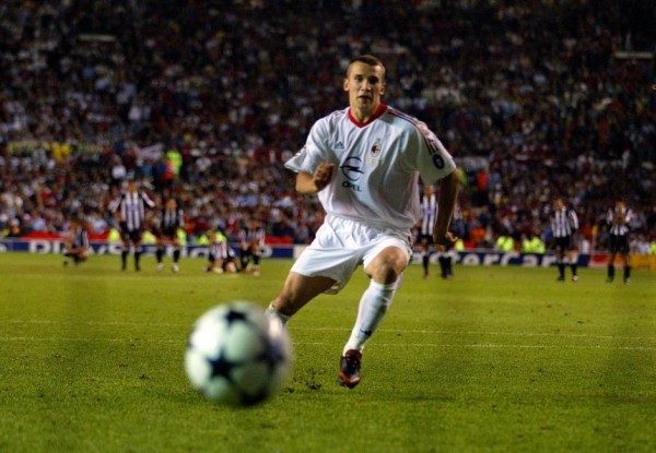 Shevchenko, ex attaccante di Dinamo Kiev, Milan e Chelsea. Pallone d'oro nel 2004 ai tempi del Milan