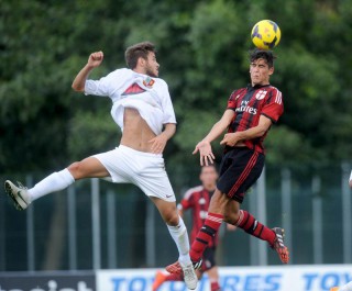 Andrea Vassallo, attaccante della Primavera del Milan - fonte www.tuttomercatoweb.com