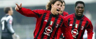 Hernan Crespo e Clarence Seedorf - fonte www.golazoargentino.wordpress.com