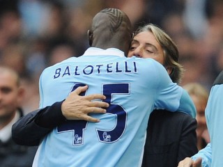 Balotelli e Mancini (Fonte foto: calcioweb.eu)