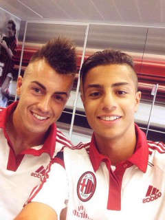 Stephan El Shaarawy e Hachim Mastour - fonte: www.facebook.com