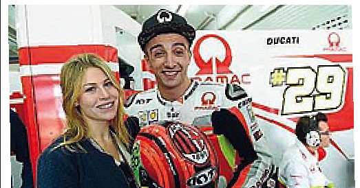 Barbara Berlusconi e Andrea Iannone (gazzetta.it)