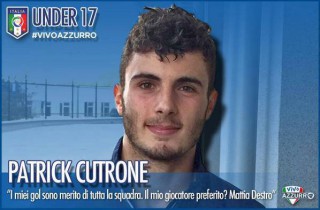Patrick Cutrone, attaccante del Milan Primavera, fonte foto figc.it