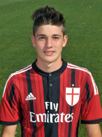 Lorenzo Pesenti, attaccante dei Giovanissimi Nazionali del Milan-fonte: acmilan.com