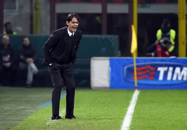 Pippo Inzaghi da indicazioni alla squadra in Milan-Fiorentina (Fonte: calcio.fanpage.it) 