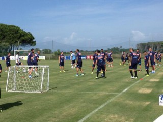 Seduta di allenamento del Napoli - fonte www.calciomercato.napoli.it