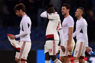 La delusione di Poli, Niang, Bonera e Menez (fonte: zimbio.com)