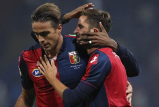 Matri e Antonini in maglia Genoa (fonte foto: Getty Images)