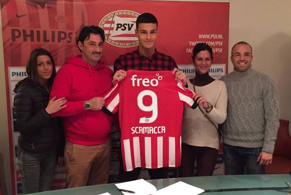Scamacca, baby italiano al PSV - fonte: gazzetta.it