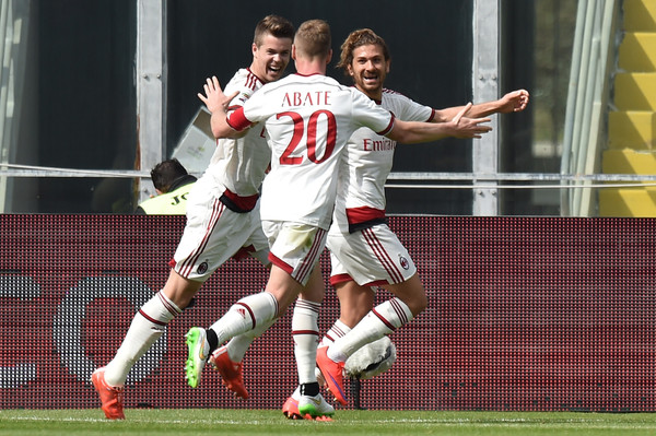 L'esultanza di Cerci, Abate e Van Ginkel (zimbio.com)