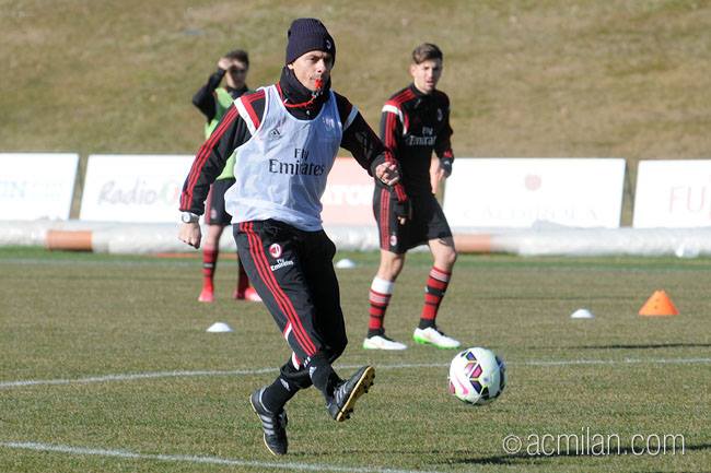 Filippo Inzaghi in allenamento, fonte foto acmilan.com