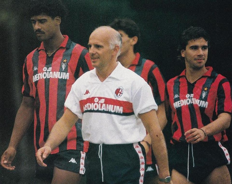 Sacchi e Rijkaard - fonte: magliarossonera.it