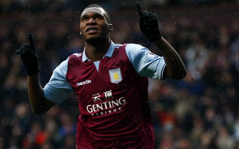 Christian Benteke, attaccante dell'Aston Villa (Fonte: www.telegraph.co.uk) 
