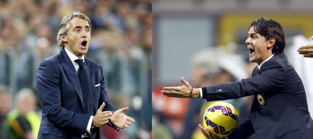 Pippo Inzaghi e Roberto Mancini (Fonte: news.superscommesse.it) 