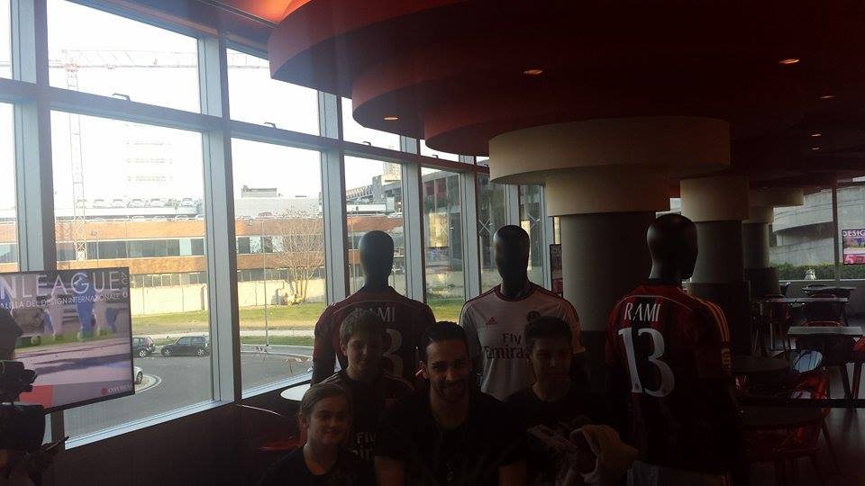 Adil Rami a Casa Milan, foto PianetaMilan.it