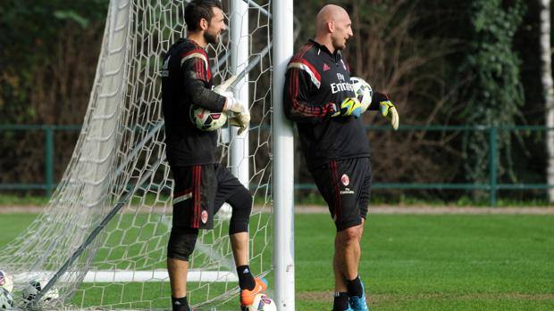 Cristian Abbiati e Diego Lopez (fonte: gazzetta.it)