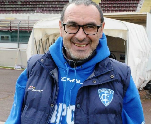 Maurizio Sarri, tecnico dell'Empoli (Fonte: www.vesuviolive.it) 