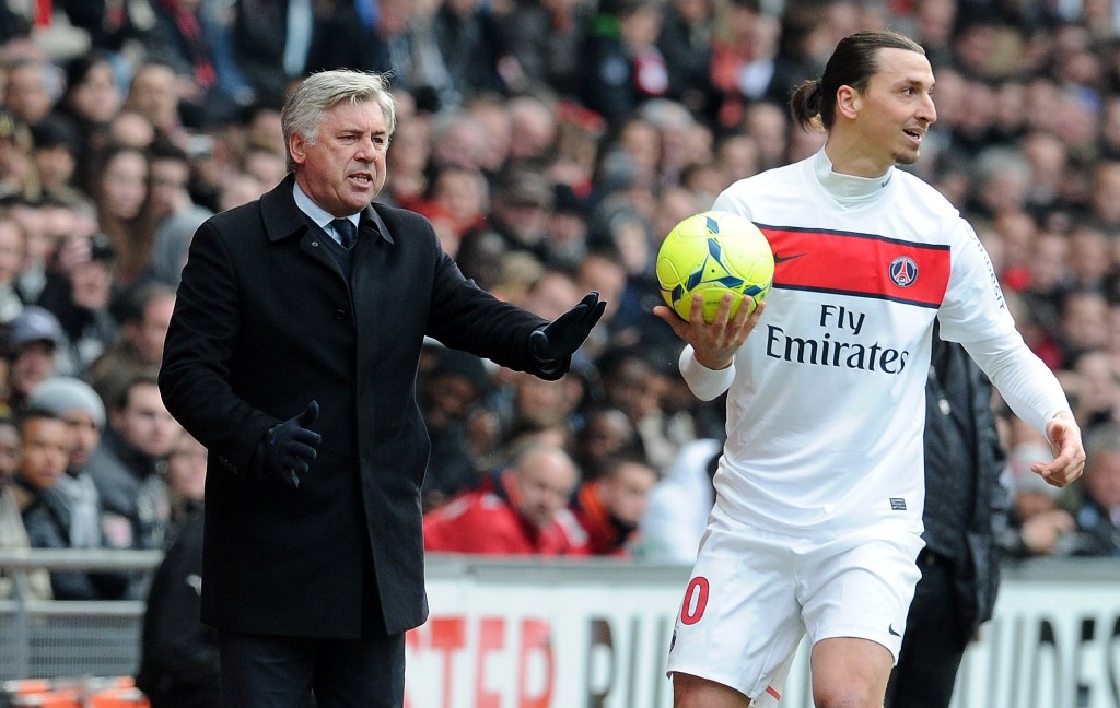 Zlatan Ibrahimovic Carlo Ancelotti