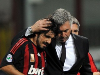 Gattuso e Ancelotti