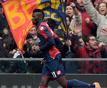 Mbaye Niang esulta dopo un gol (fonte foto: www.forzaitalianfootball.com)