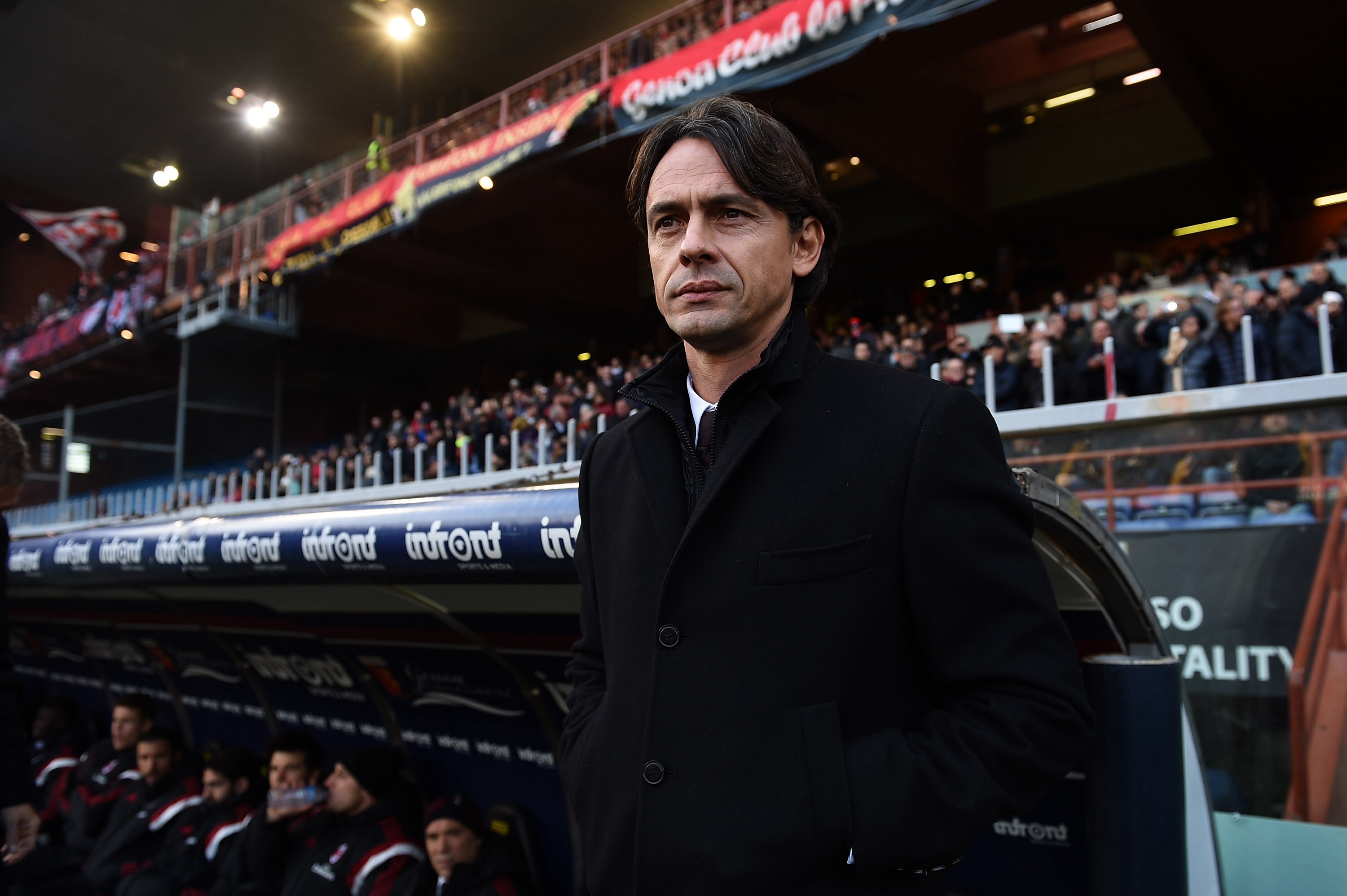 Pippo Inzaghi, tecnico rossonero (Fonte: www.calcioworld.it) 
